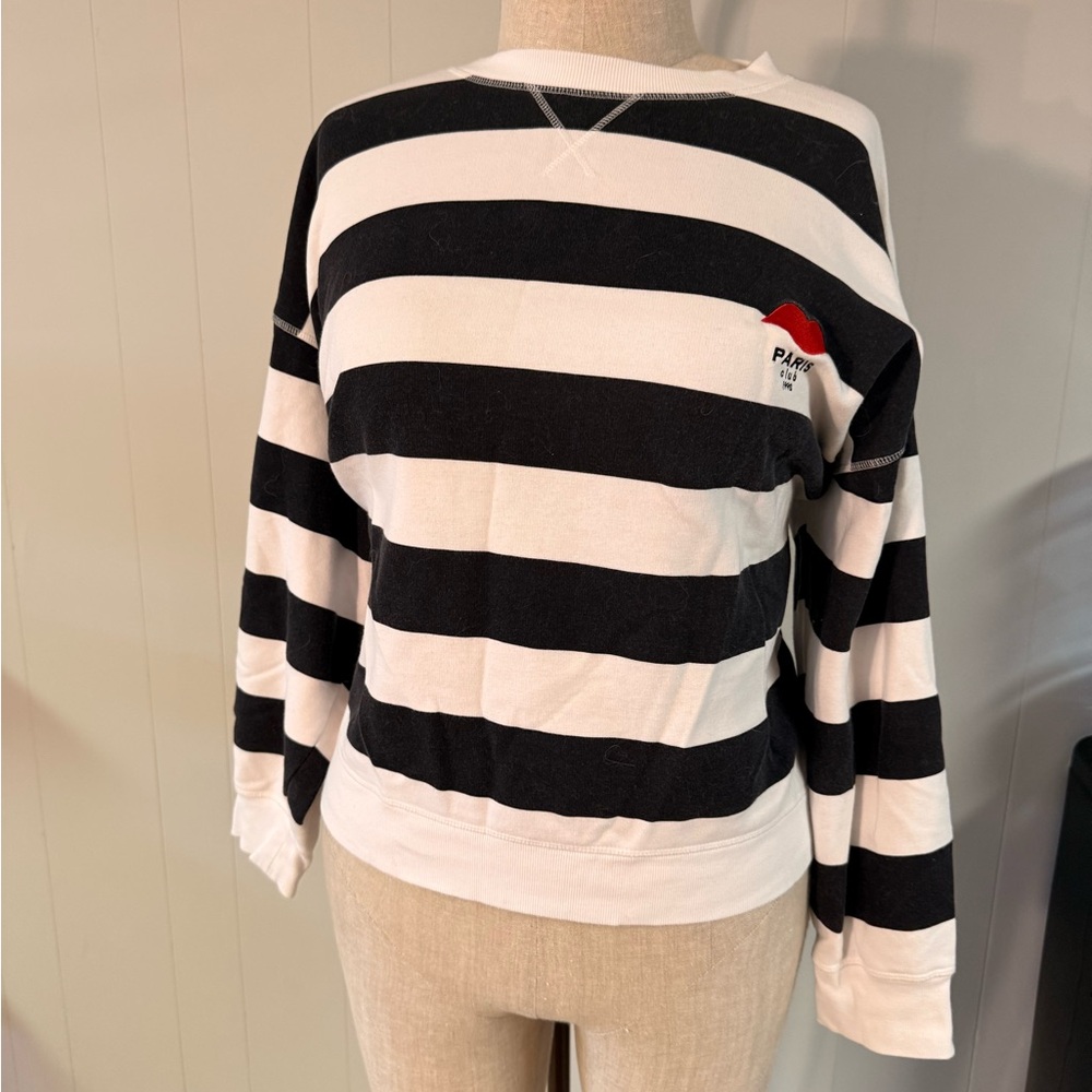 H&M Cream Fleece Sweatshirt